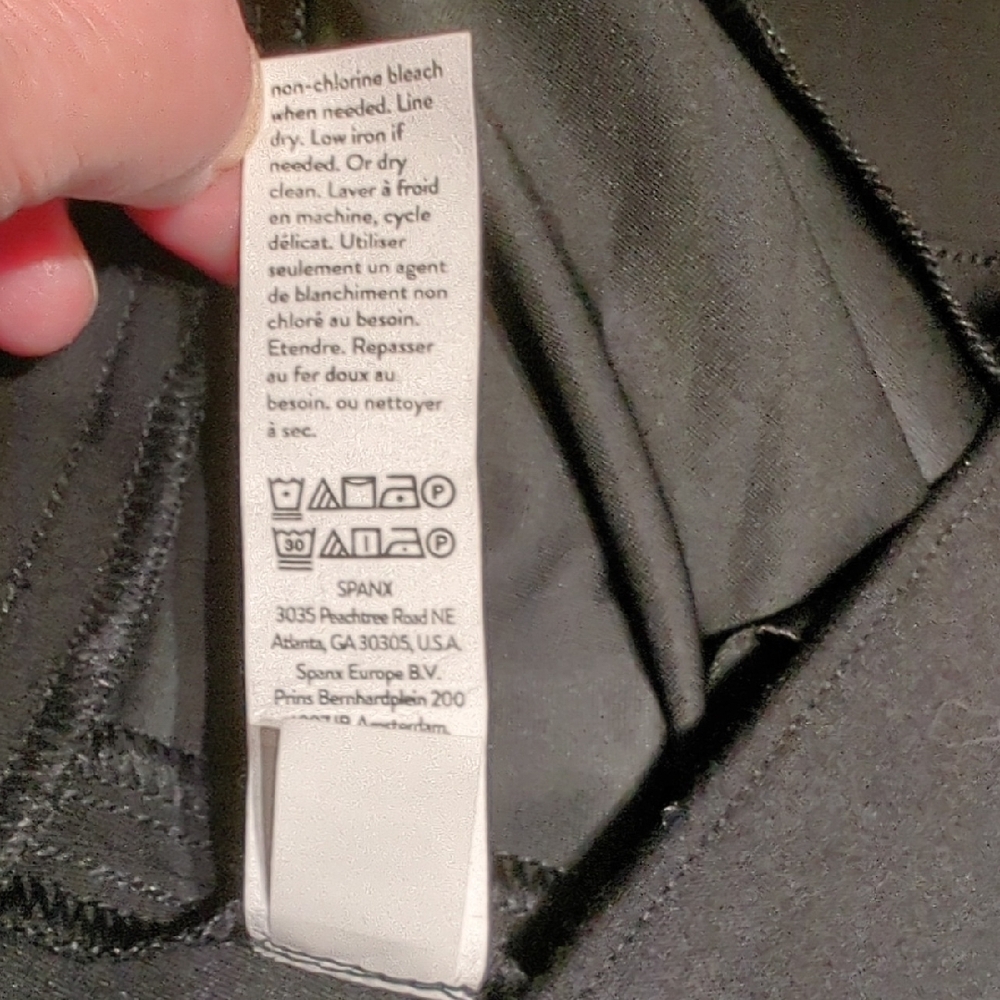 SPANX Black Women's Tailored Stretch Trousers - Picture 8 of 9
